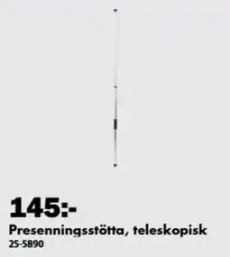 Biltema Presenningsstötta, teleskopisk erbjuda