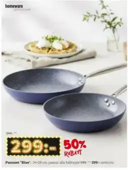 XXXLutz homeware professional Pannset Blue erbjuda
