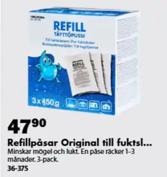 Hilzema Refillpåsar Original till fuktsl...