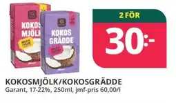 Tempo Garant kokosmjölk/kokosgrädde erbjuda