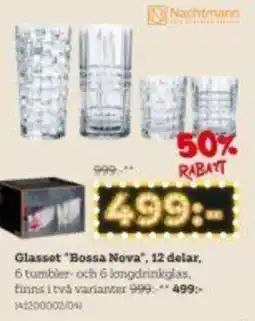 XXXLutz Nachtmann Glasset Bossa Nova erbjuda