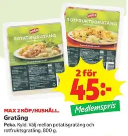 Coop Konsum Peka gratäng erbjuda