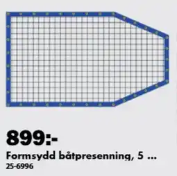 Biltema Formsydd båtpresenning erbjuda