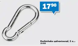 Biltema Karbinhake galvaniserad erbjuda