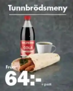Biltema Tunnbrödsmeny erbjuda
