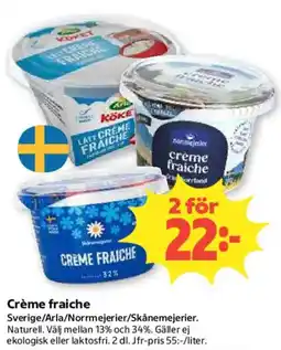 Coop Crème fraiche erbjuda