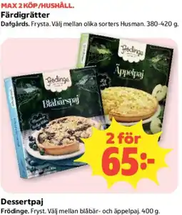 Coop Frödinge färdigrätter erbjuda
