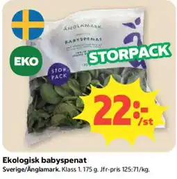 Coop Anglamark babyspenat erbjuda