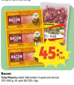 Coop Tulip/Majesty bacon erbjuda