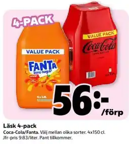 Coop Coca-Cola/Fanta erbjuda