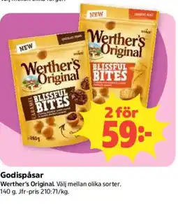 Coop Werther's Original godispåsar erbjuda