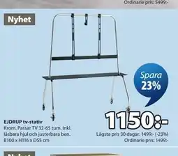 JYSK EJDRUP tv-stativ erbjuda