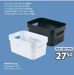 JYSK INFINITY korg erbjuda