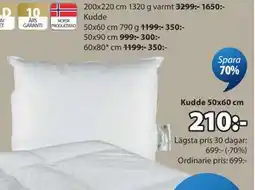 JYSK Kudde 50x60 cm erbjuda