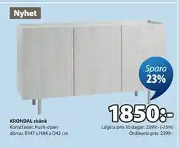JYSK KRONDAL skänk erbjuda