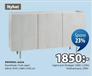 KRONDAL skänk