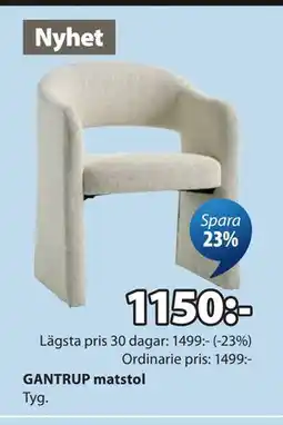 JYSK GANTRUP matstol erbjuda