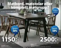 JYSK SKOVLUNDE matbord erbjuda