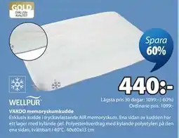 JYSK VARDO memoryskumkudde erbjuda