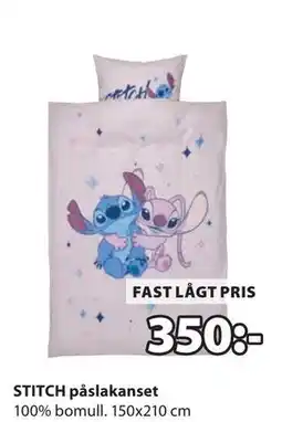 JYSK STITCH påslakanset erbjuda