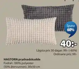 JYSK HAGTORN prydnadskudde erbjuda
