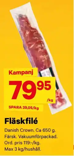 City Gross Fläskfilé erbjuda