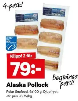 City Gross Alaska Pollock erbjuda