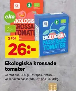 City Gross Ekologiska krossade tomater erbjuda
