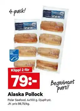 City Gross Alaska Pollock erbjuda