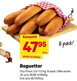 City Gross Baguetter erbjuda