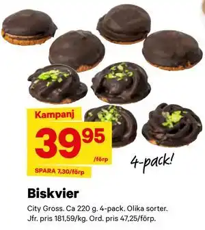 City Gross Biskvier erbjuda