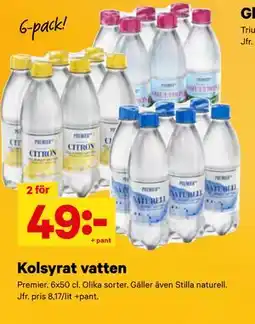 City Gross Kolsyrat vatten erbjuda
