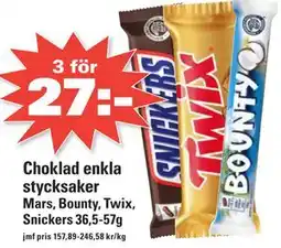 Nära dej Choklad enkla stycksaker erbjuda