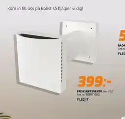 Bolist FRISKLUFTSVENTIL erbjuda