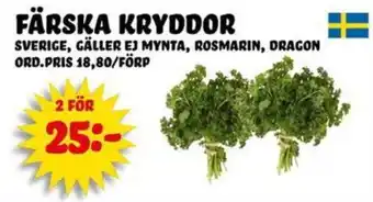 Färska kryddor