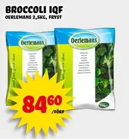 Nelins Oerlemans broccoli iqf erbjuda