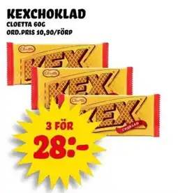 Nelins Cloetta Kexchoklad erbjuda