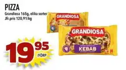 Din Mat Grandiosa pizza erbjuda