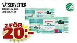 Din Mat Eldorado vätservetter erbjuda