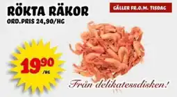 Nelins Rökta räkor erbjuda