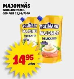 Nelins Polimark majonnäs erbjuda