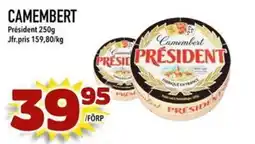 Nelins Camembert President erbjuda