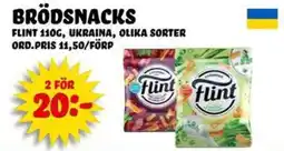 Nelins Flint brödsnacks erbjuda
