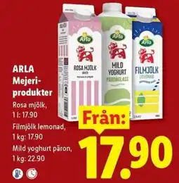 Lidl Arla mejeri-produkter erbjuda