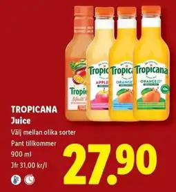 Lidl Tropicana Juice erbjuda