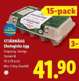 Lidl Stjärnägg ägg erbjuda