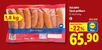 Dulano Tjock grillkorv
