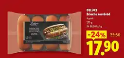 Lidl Deluxe brioche korvbröd erbjuda