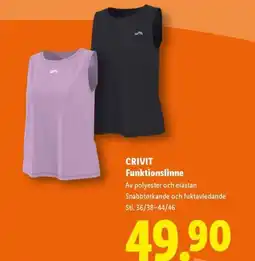 Lidl Crivit funktionslinne erbjuda