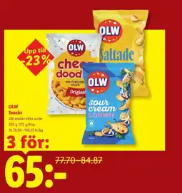 Lidl Olw snacks erbjuda